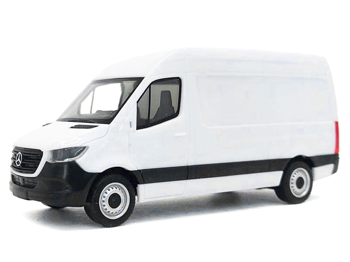 2018 Mercedes-Benz Sprinter Van White 1/87 (HO) Plastic Model Car by Promotex LuxuryLifeWay Online Store