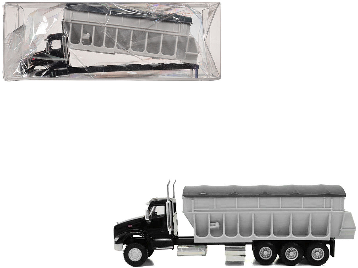 Peterbilt 579 Potato/Sugar Beet Truck Black 1/87 (HO) Plastic Model Car by Promotex LuxuryLifeWay Online Store