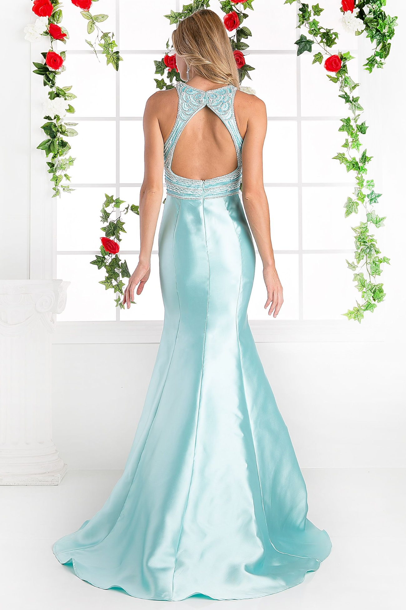Open Cut-Out Back Dress LuxuryLifeWay Online Store