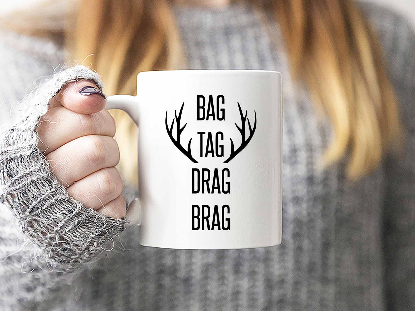 Bag Tag Drag Brag Coffee Mug