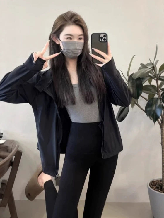 Summer Lightweight Jacket For Outdoor Activities And Hiking, 2026 New Breathable Thin Jacket For Women, Cool Climbing Top For Women-black NorixaFashion.com