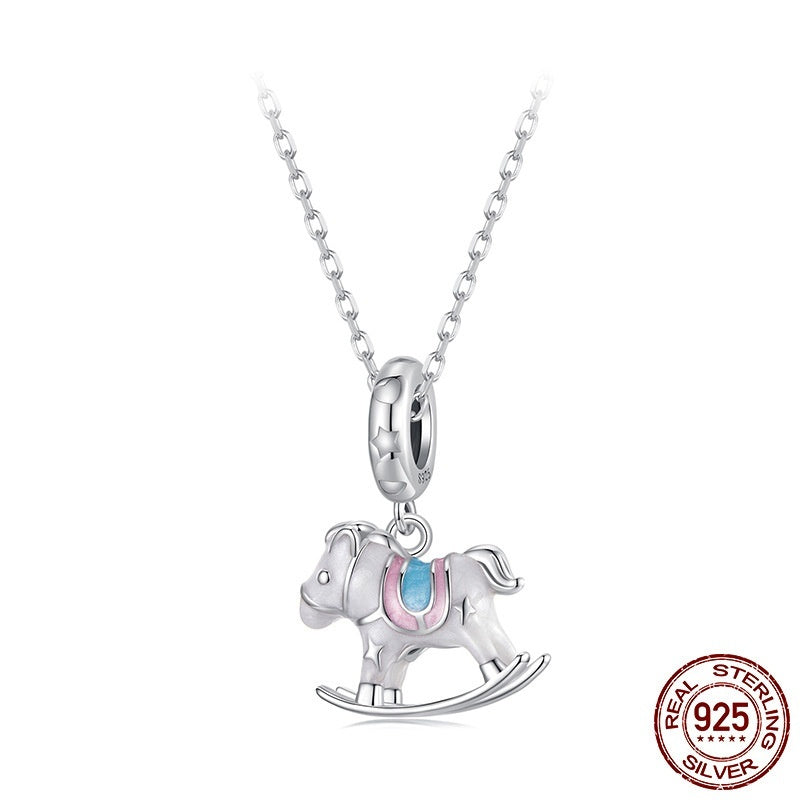 Exquisite Trojan Pendant S925 Silver Beaded LadyShow.Store