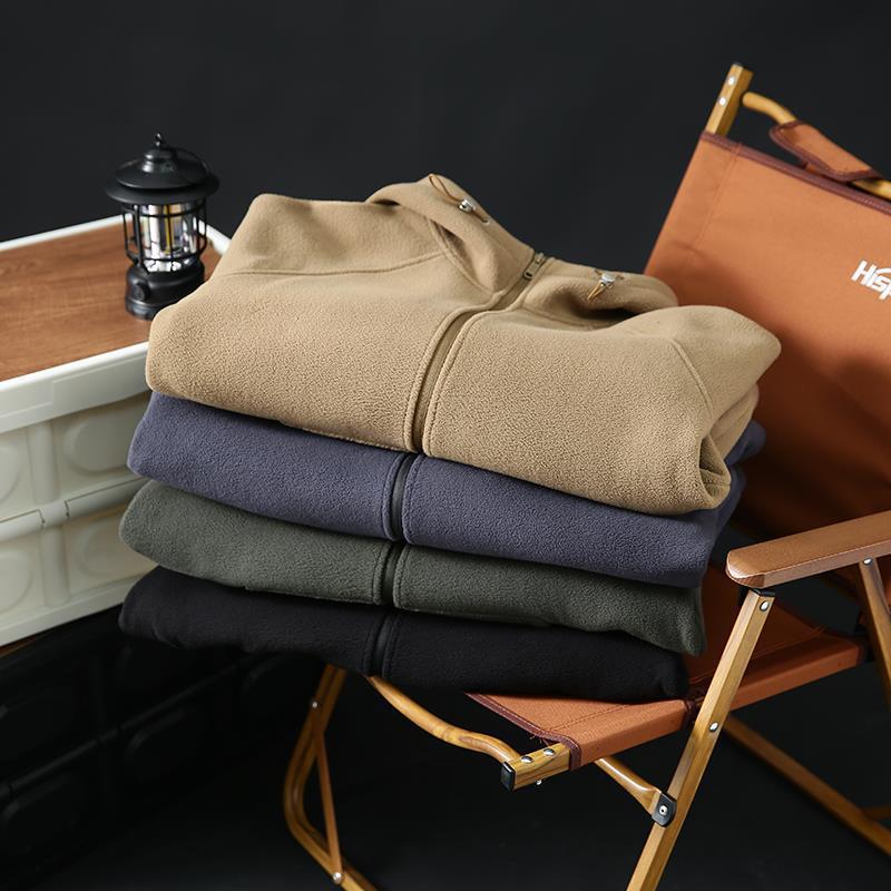 Single-layer Fleece-lined Thickened Men's Clothing Jacket Best YouTube Store