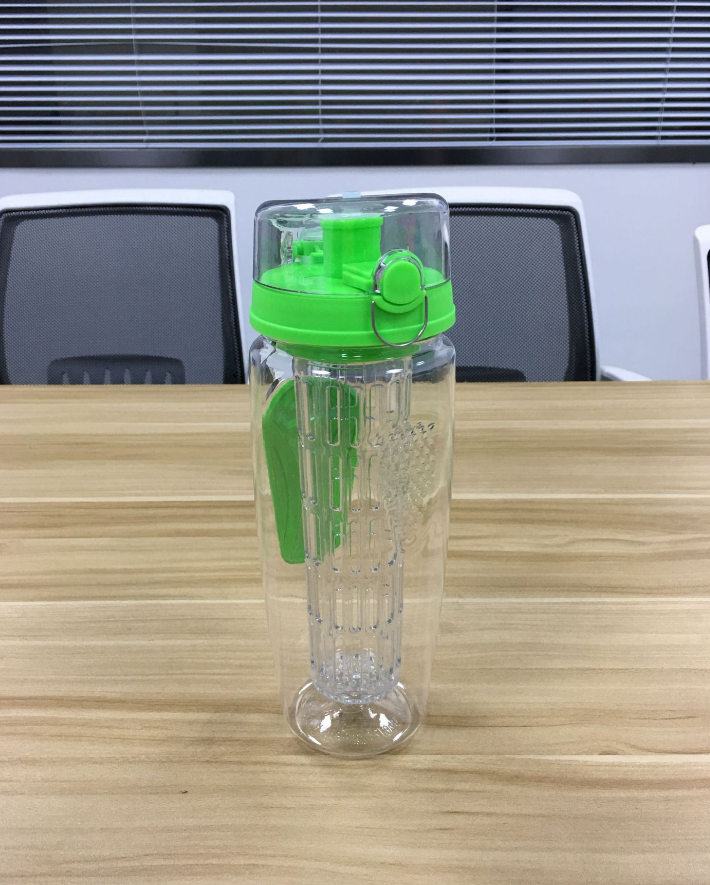 Tritan Sports Water Bottle with Fruit Tea Infuser LadyShow.Store