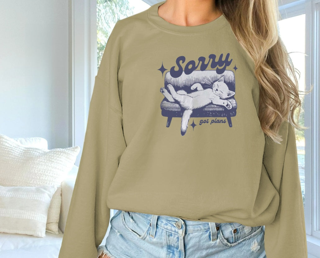 Women's Fashionable Solid Color Printed Long Sleeved Sweatshirt NorixaFashion.com