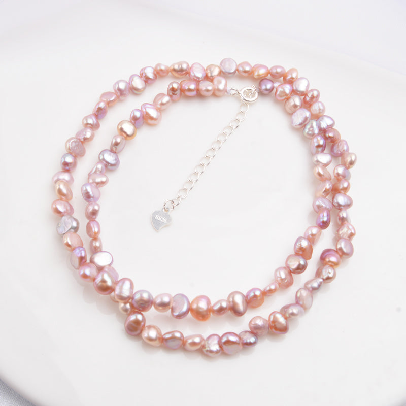S925 Silver Pearl Choker Necklace LadyShow.Store