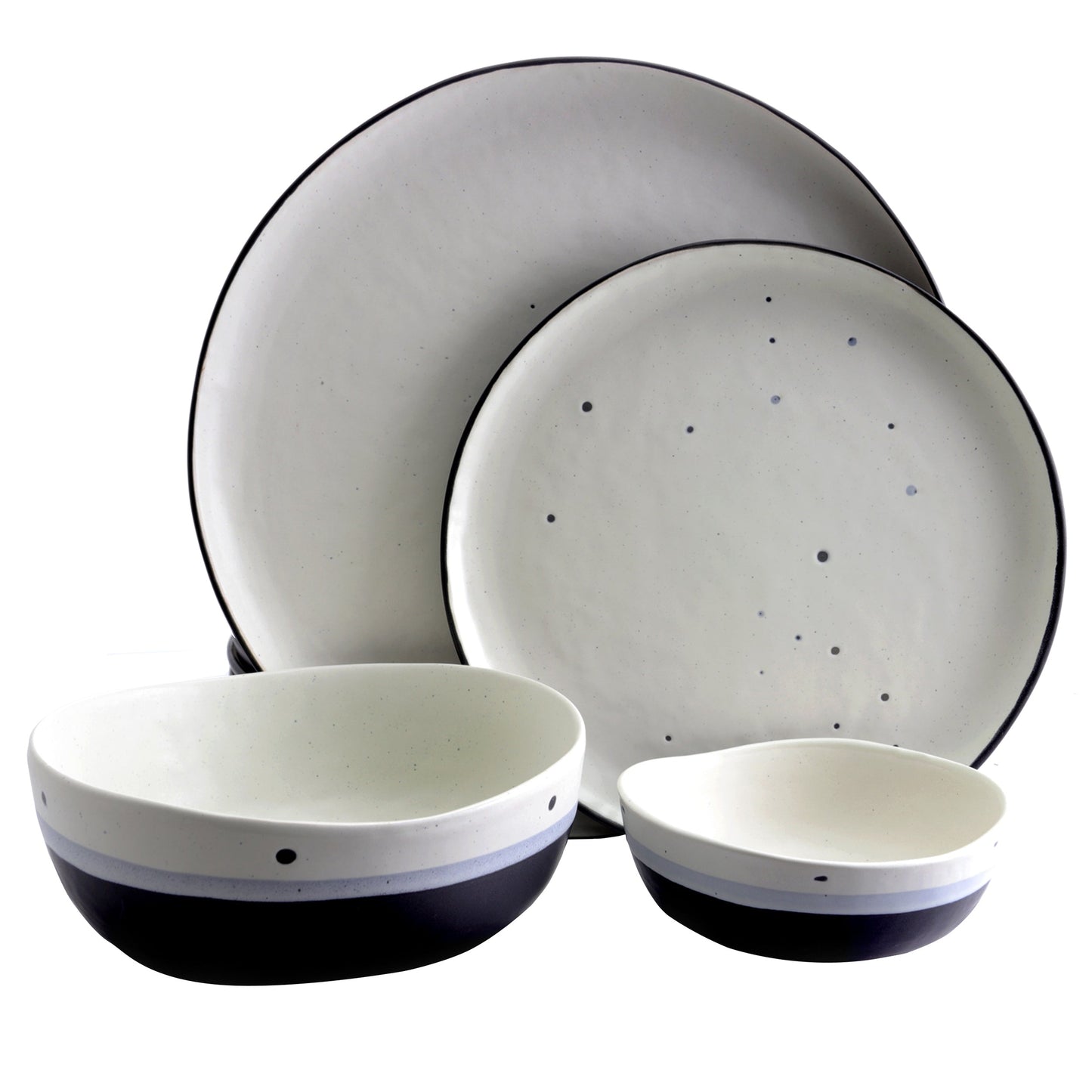 Gibson Elite Rhinebeck 16 Piece Stoneware Dinnerware Set LuxuryLifeWay Online Store