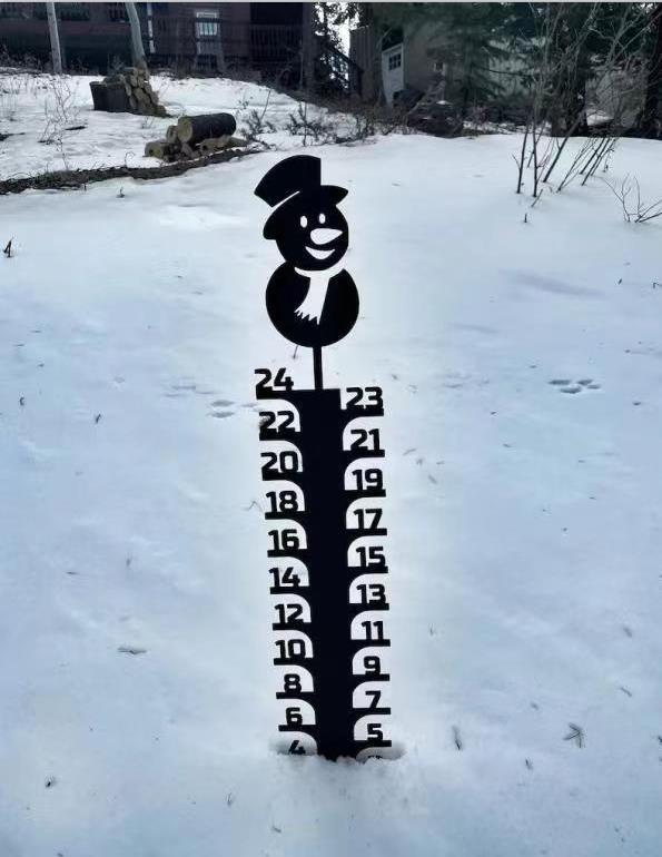 Decoration Snow Mountain Motorcycle Garden Garden Snow Meter CJD