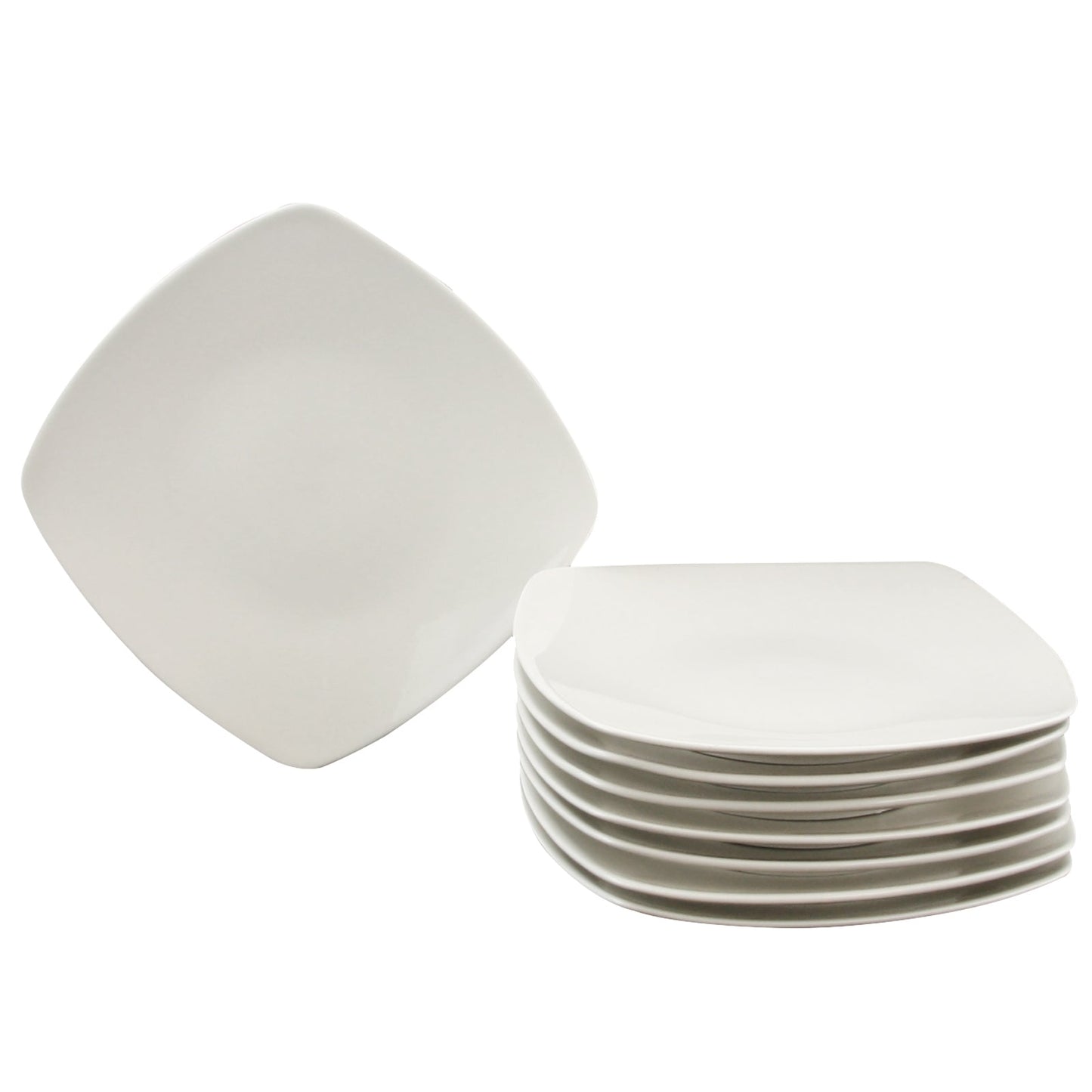 Gibson Simplicity Buffetware 8 Piece Dessert Plate LuxuryLifeWay Online Store
