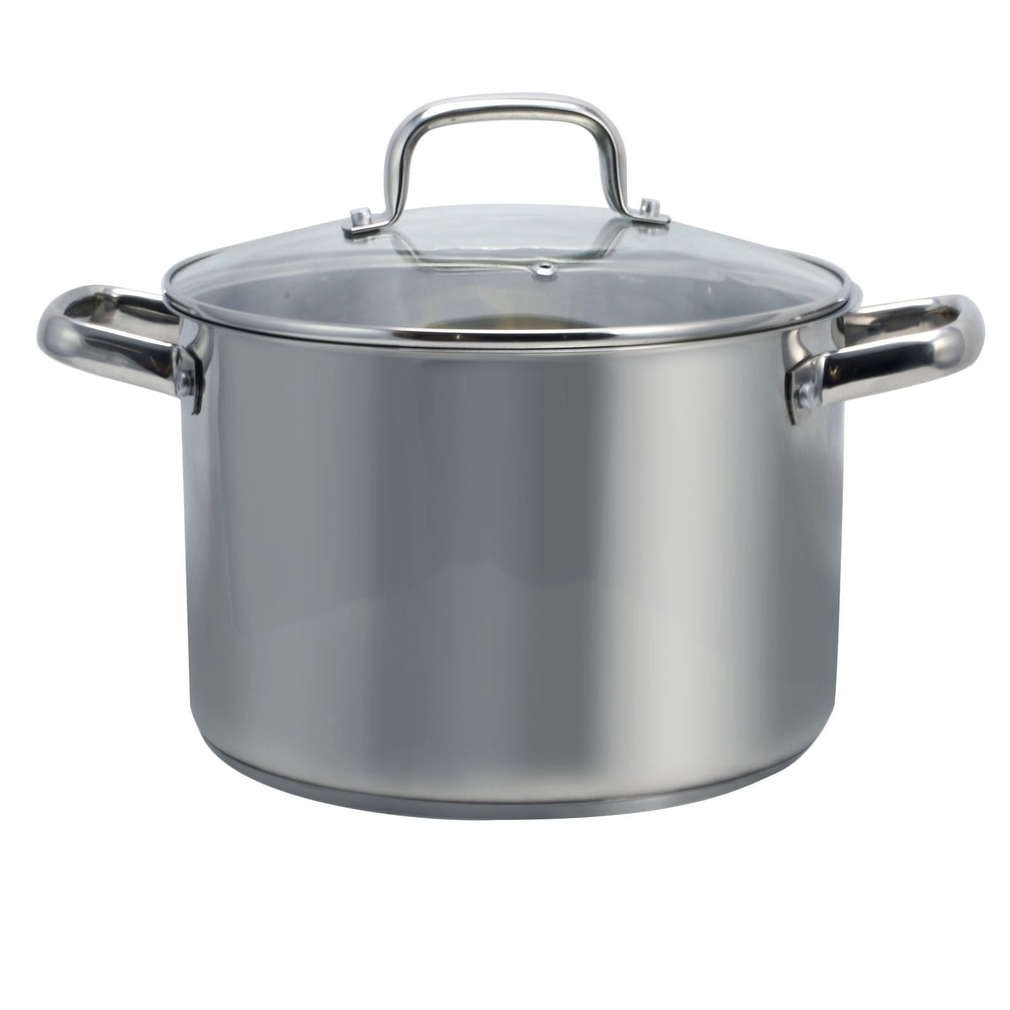 Oster Adenmore 8 Quart Stainless Steel Stock Pot with Tempered Glass Lid LuxuryLifeWay Online Store
