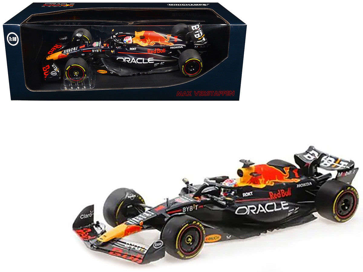 Red Bull Racing RB19 #1 Max Verstappen "Oracle" Winner F1 Formula One "Italian GP" (2023) with Driver Limited Edition to 160 pieces Worldwide 1/18 Diecast Model Car by Minichamps LuxuryLifeWay Online Store