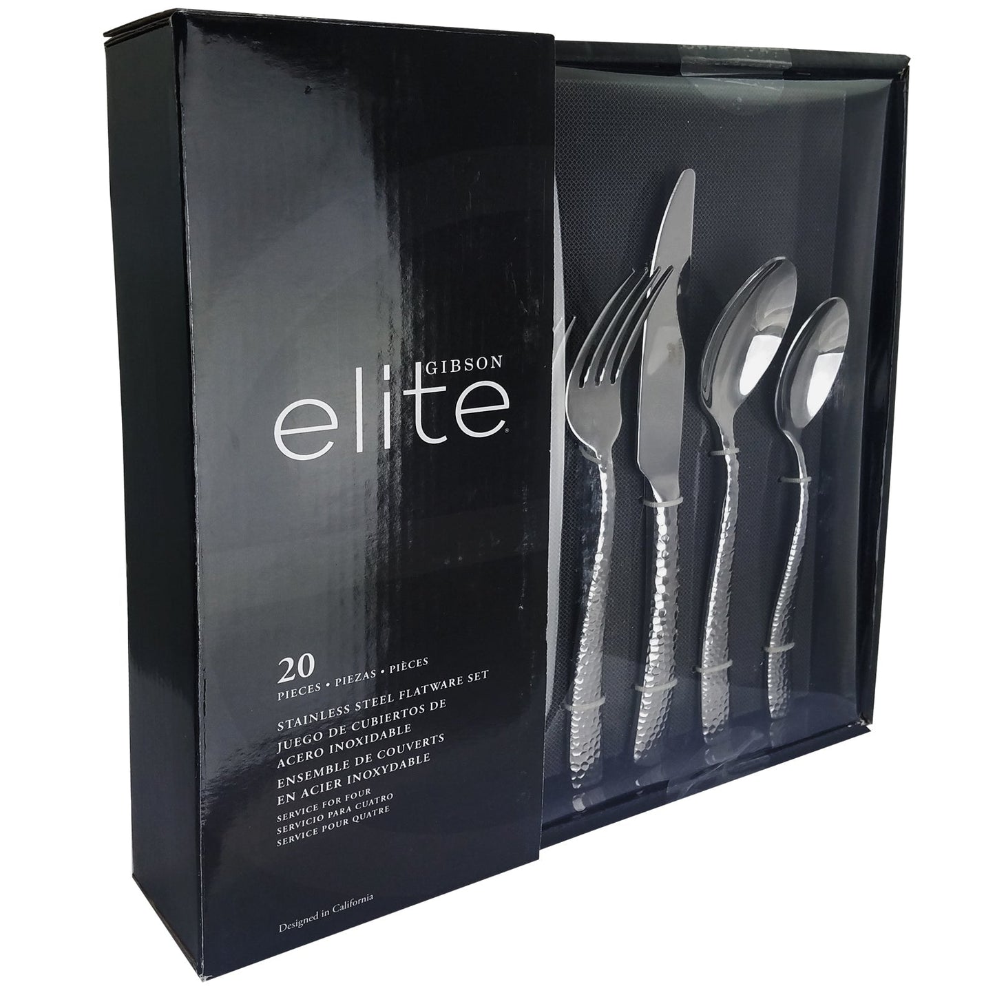 Gibson Elite Ambassador 20 Piece Stainless Steel Flatware Set LuxuryLifeWay Online Store