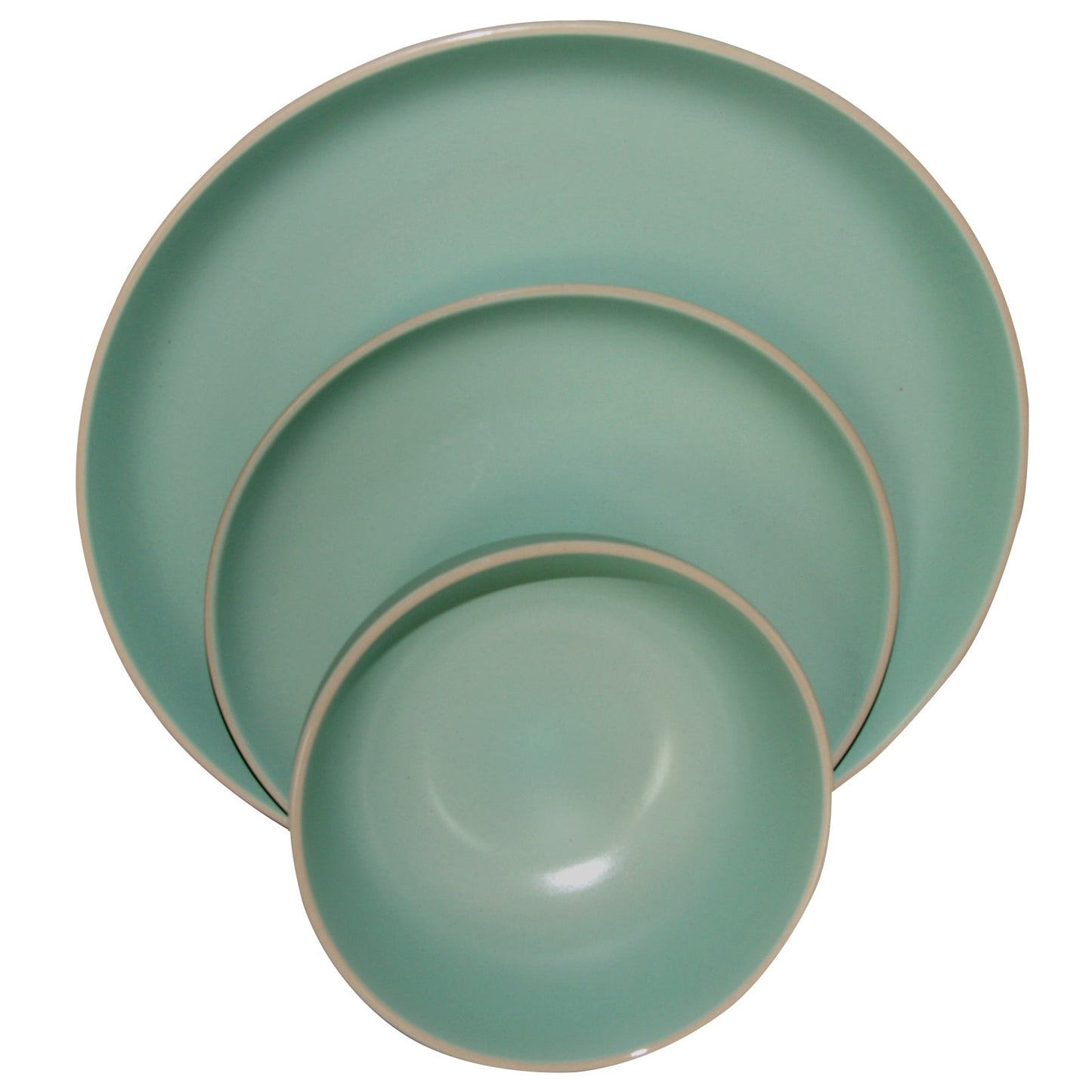 Gibson Home Rockaway 12 Piece Stoneware Dinnerware Set In Matte Teal LuxuryLifeWay Online Store