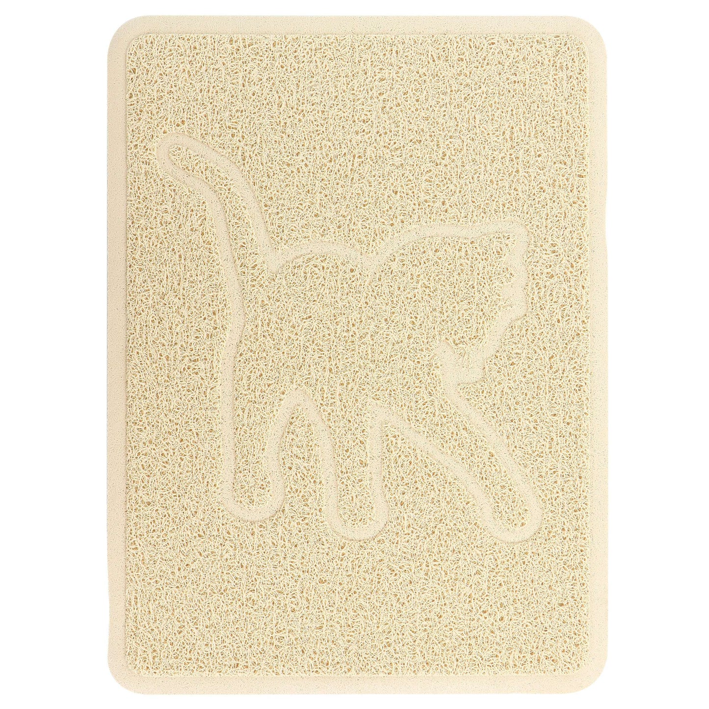 Gibson Everyday Pet Elements 18.5 x 13.78 Inch Cat Silhouette Placemat in Tan LuxuryLifeWay Online Store