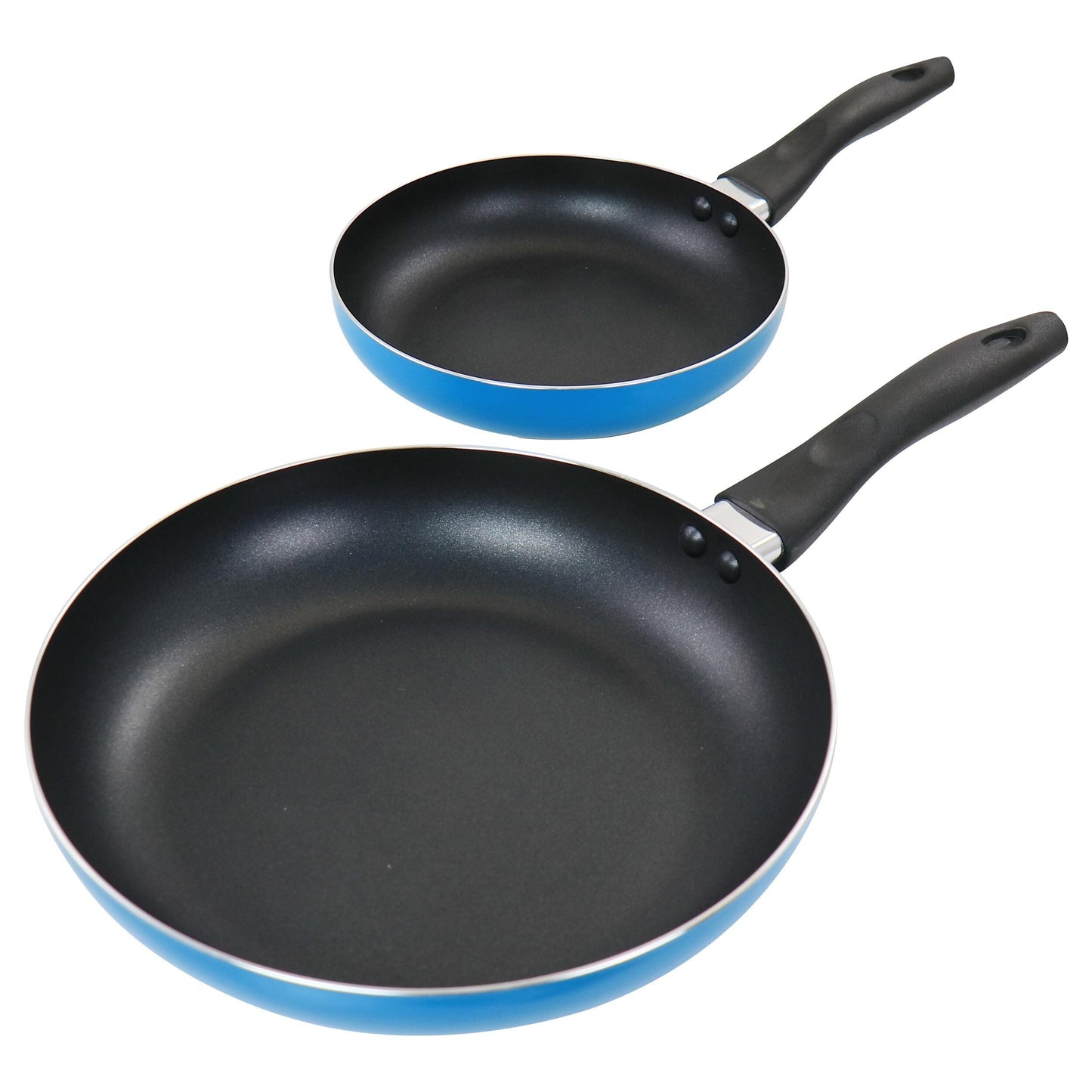 Gibson Home 2 Piece 10 inch Aluminum Frying Pan in Blue LuxuryLifeWay Online Store