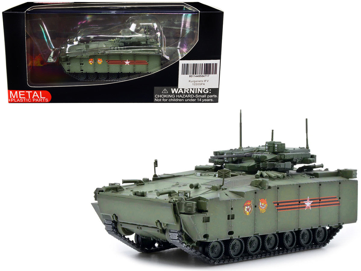 Russian (Object 695) Kurganets-25 Infantry Fighting Vehicle with Four Kornet-EM Guided Missiles - Moscow Victory Day Parade 1/72 Diecast Model by Panzerkampf LuxuryLifeWay Online Store
