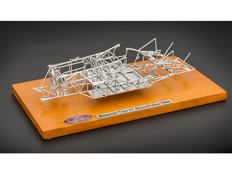 1960 Maserati Tipo 61 Birdcage Spaceframe 1/18 Diecast Model by CMC LuxuryLifeWay Online Store