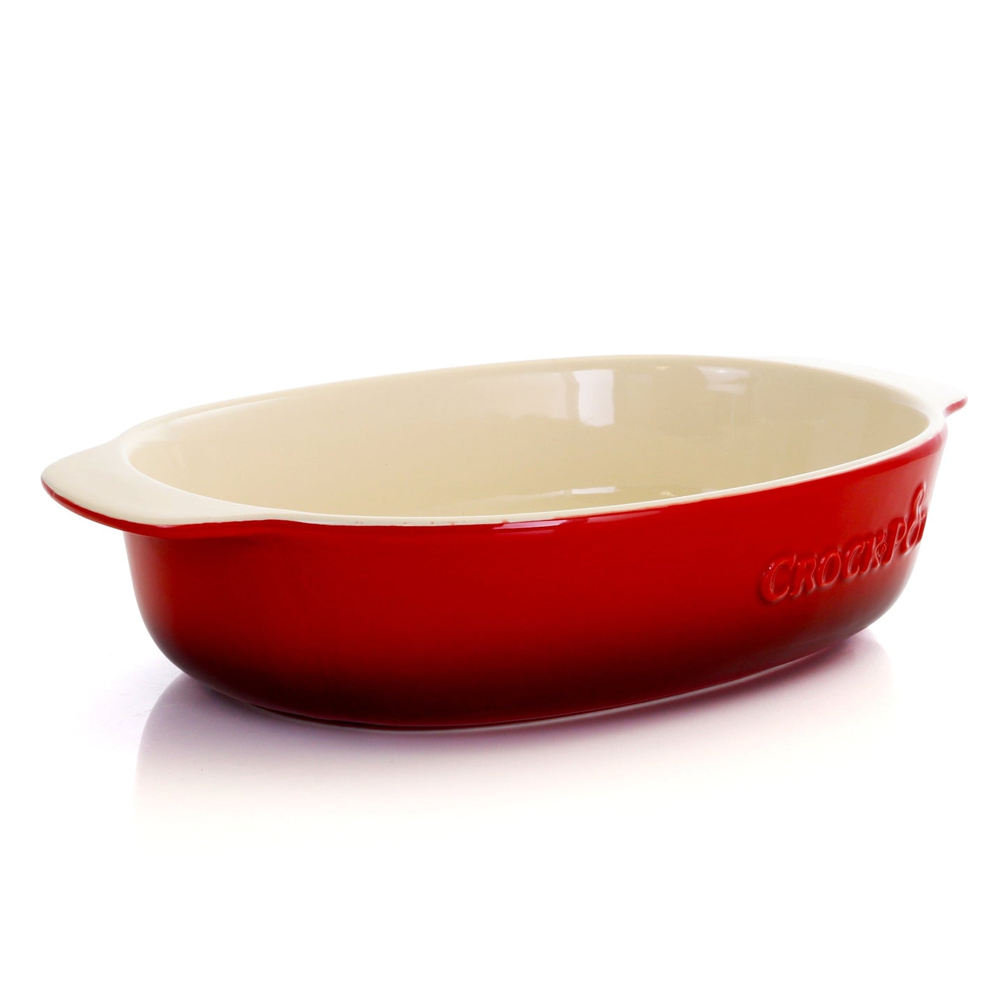 Crock Pot 2.5 Quart Red Stoneware Bake Pan LuxuryLifeWay Online Store