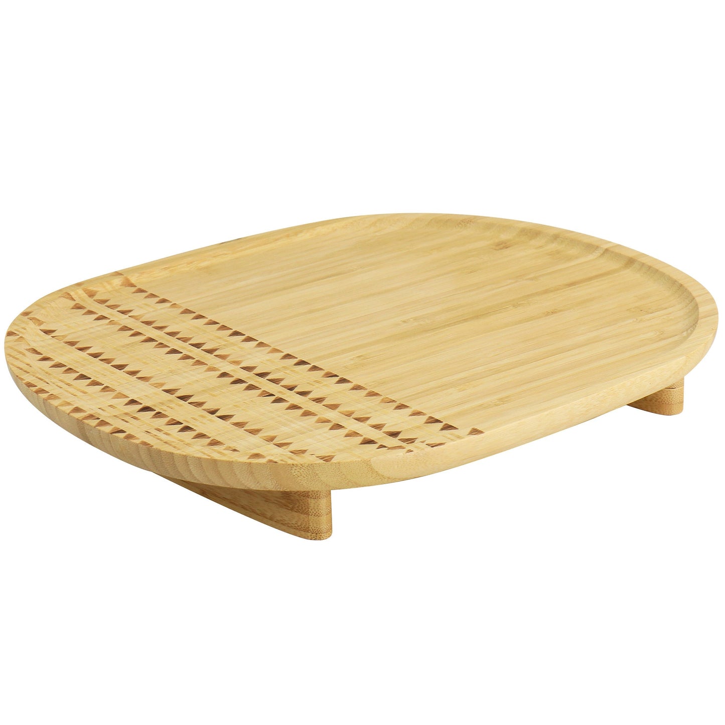 Gibson Home 13.5 Inch Sadler Wooden Serving Tray LuxuryLifeWay Online Store