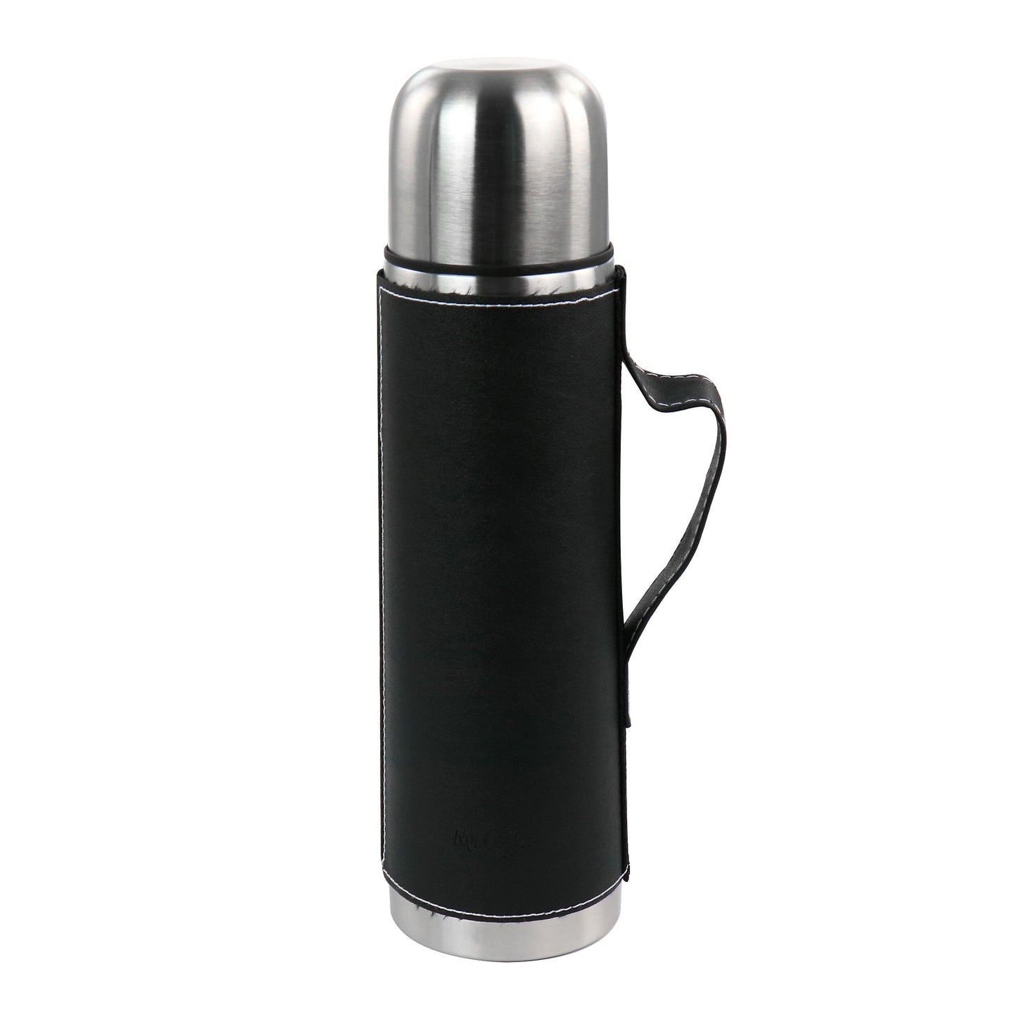 Mr. Coffee 23oz Stainless Steel Thermal Travel Bottle in Leatherette LuxuryLifeWay Online Store