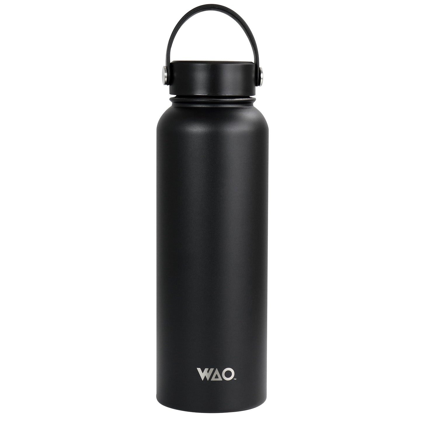 WAO 38 oz. Thermal Bottle with Lid in Matte Black LuxuryLifeWay Online Store