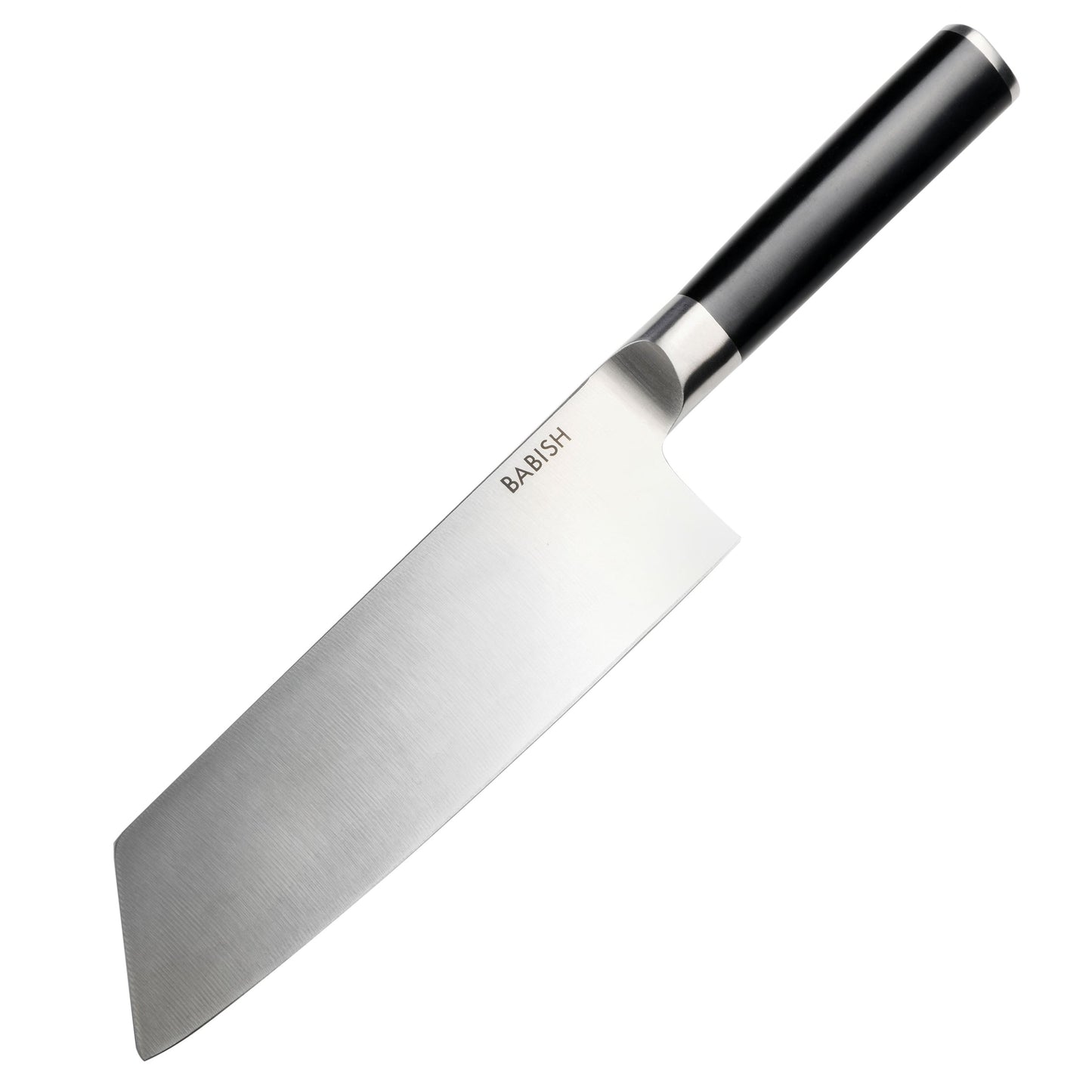 Babish 7.5 Inch High-Carbon Stainless Steel Full Tang Clef Knife in Black LuxuryLifeWay Online Store