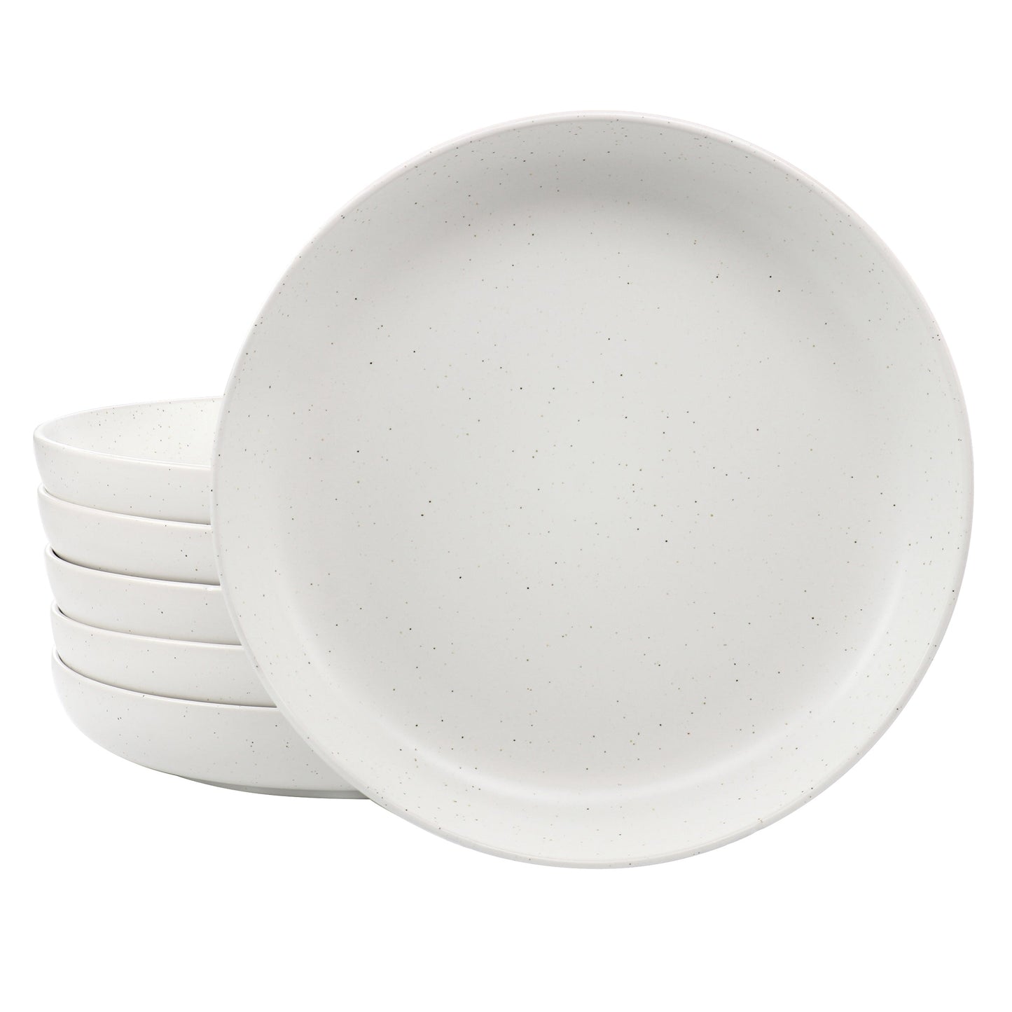 Studio 3B Mio 6 Piece 9.5 Inch Round Stoneware Bowl Set in Sea Salt LuxuryLifeWay Online Store
