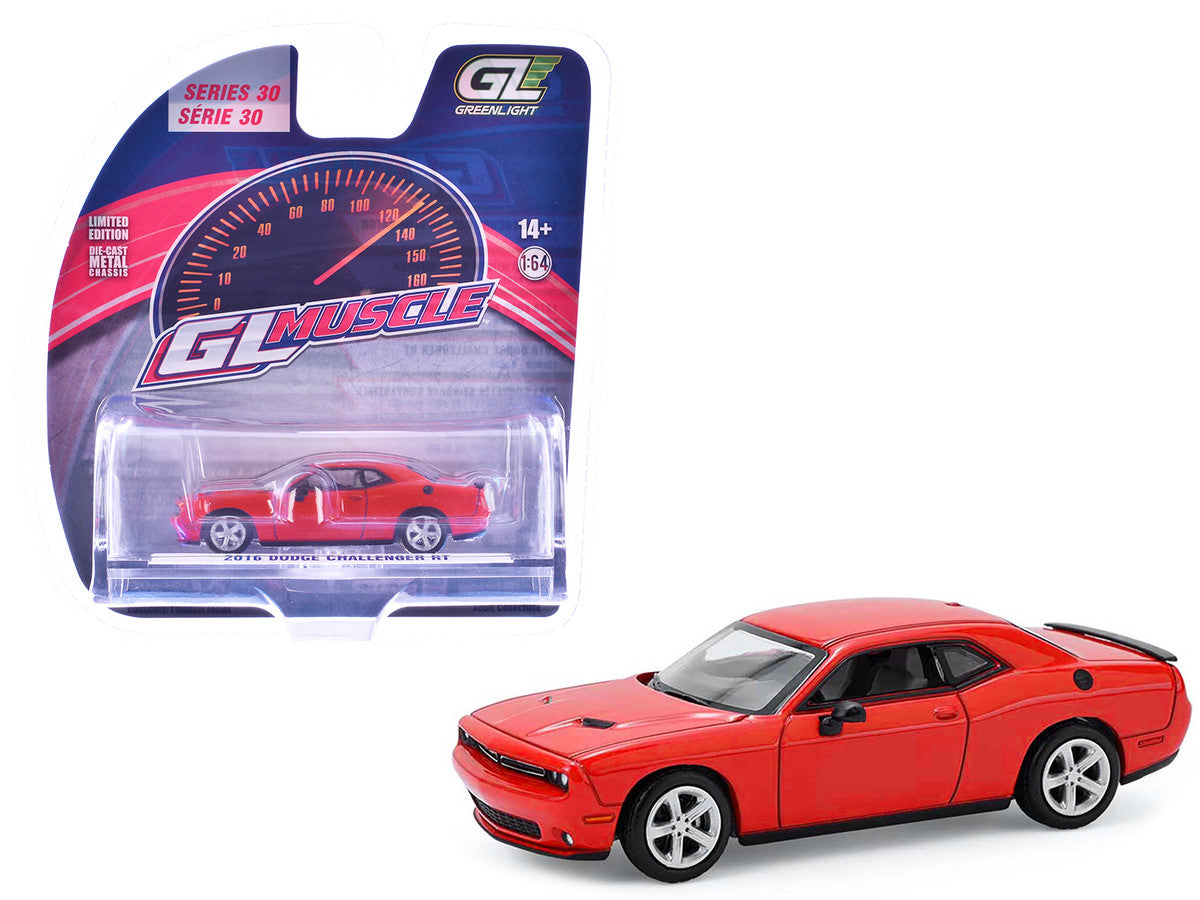 2016 Dodge Challenger RT Torred "GreenLight Muscle" Series 30 1/64 Diecast Model Car by Greenlight LuxuryLifeWay Online Store
