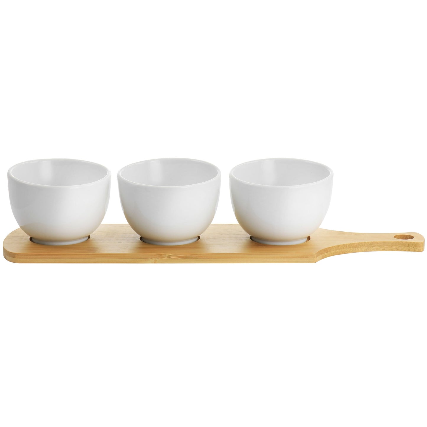 Gibson Elite Gracious Dining 4 Piece Fine Ceramic Tidbit Bowl Set with Base in White LuxuryLifeWay Online Store