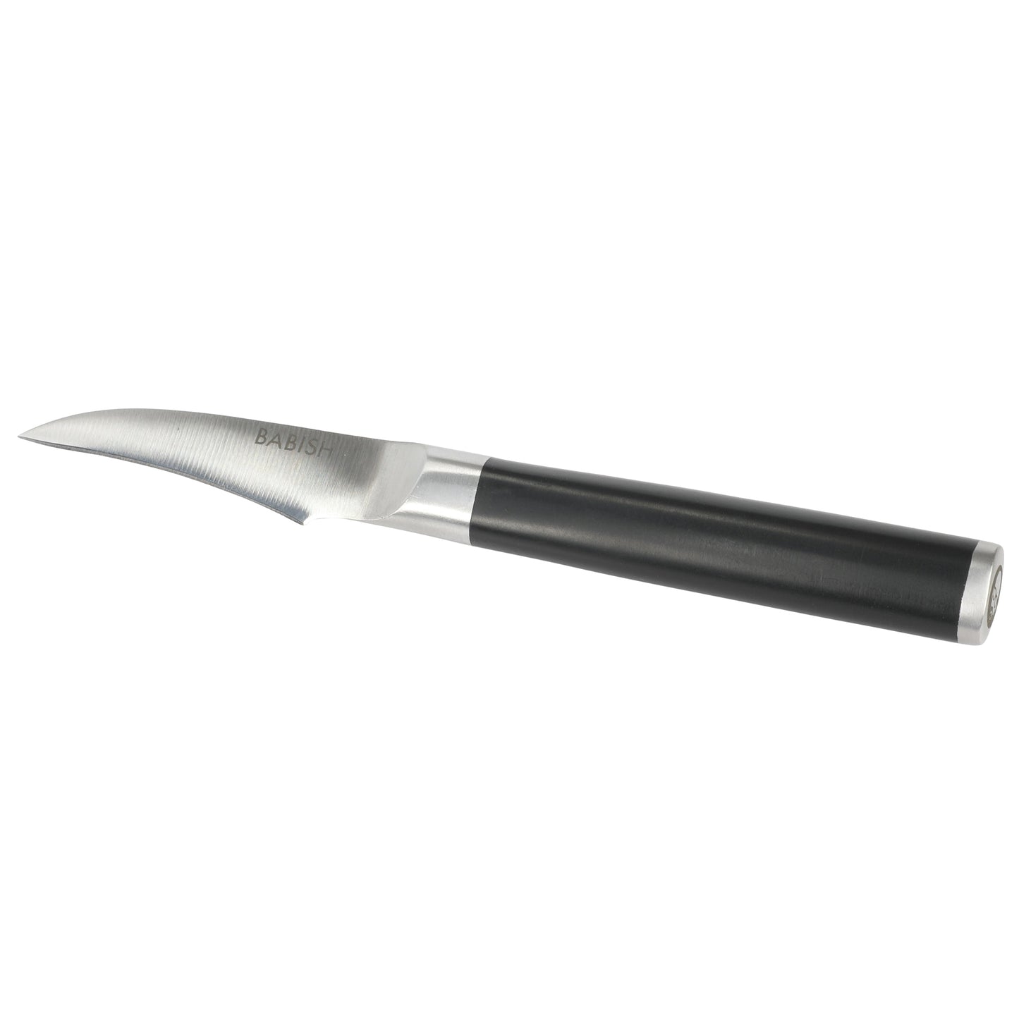 Babish 2.4 Inch High-Carbon Stainless Steel Full Tang Bird's Beak Knife in Black LuxuryLifeWay Online Store