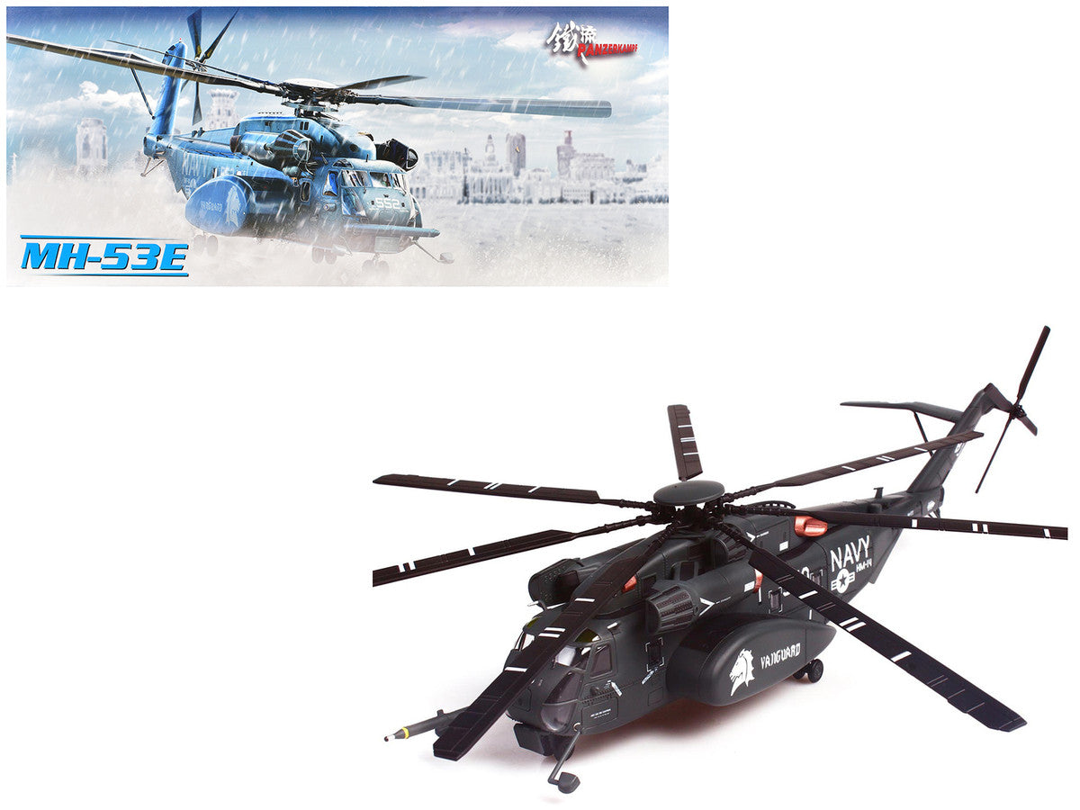 Sikorsky MH-53E Sea Dragon Helicopter "United States Navy Vanguard Tail Number 540" Dark Gray 1/72 Diecast Model by Panzerkampf LuxuryLifeWay Online Store