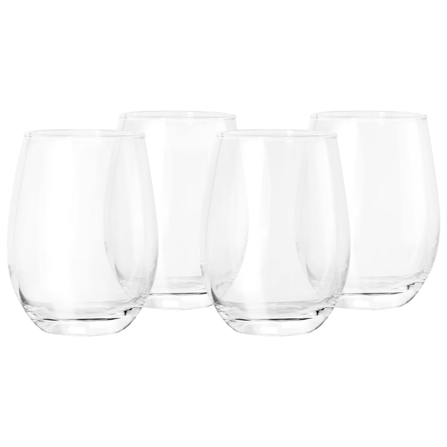 Gibson Home Belinni 4 Piece 18oz Classic Stemless Wine Glass Set LuxuryLifeWay Online Store