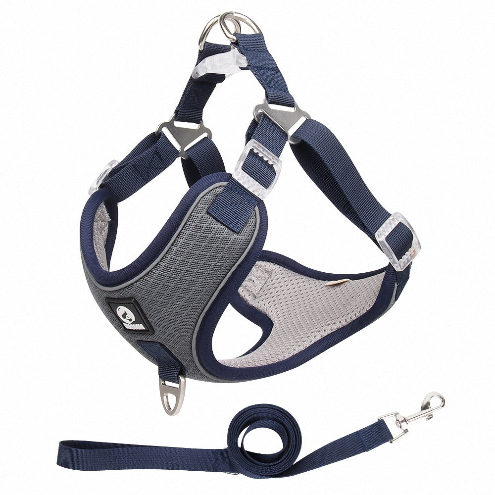 Breathable Pet Harness Adjustable Leash Pets Fashion