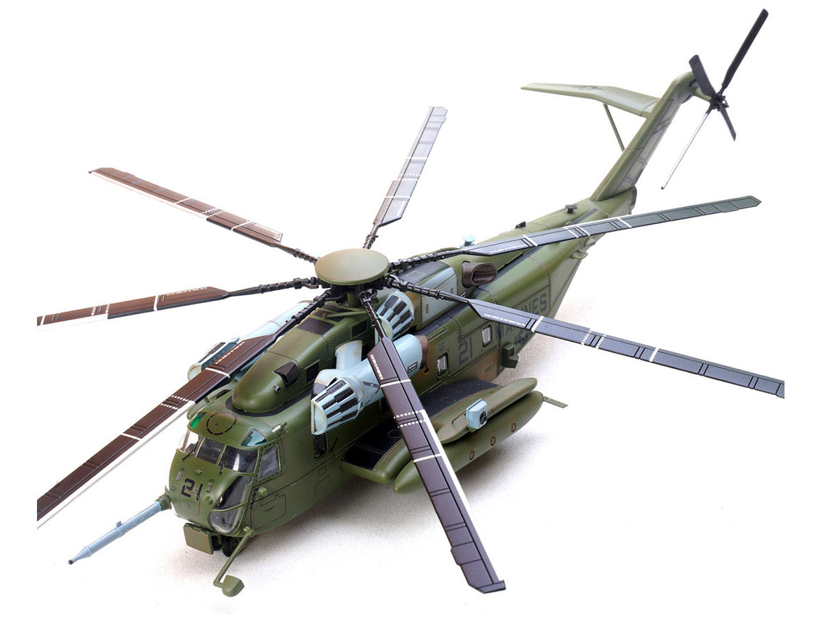 Sikorsky CH-53E Super Stallion Helicopter #21 "163086 VMX-1 MCAS Yuma" (2021) United States Marine Corps 1/72 Diecast Model by Panzerkampf LuxuryLifeWay Online Store