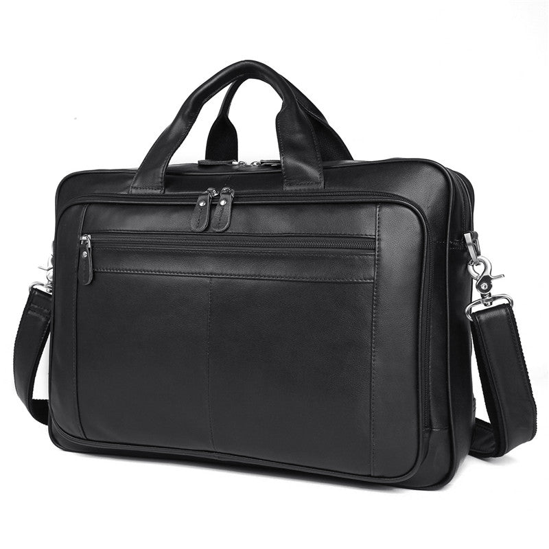 Men's leather briefcase CJD