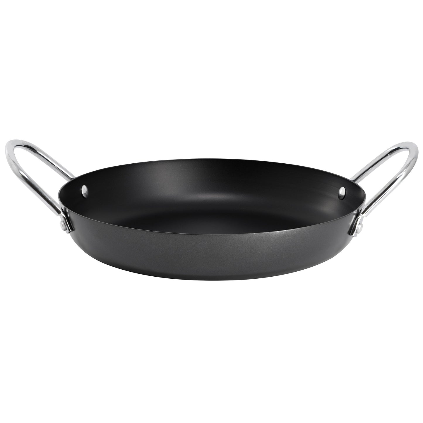Oster Smithfire 11 Inch Nonstick Carbon Steel Paella Pan in Dark Gray LuxuryLifeWay Online Store
