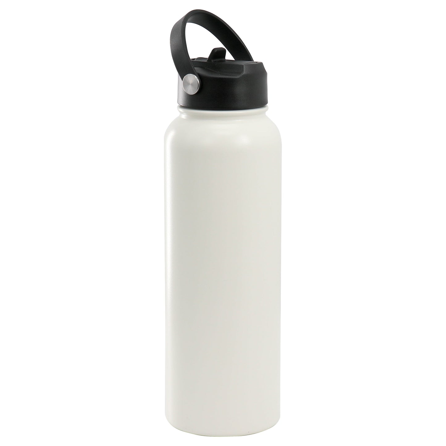Gibson Home Marina 38oz Stainless Steel Thermal Bottle with Lid in Cream LuxuryLifeWay Online Store