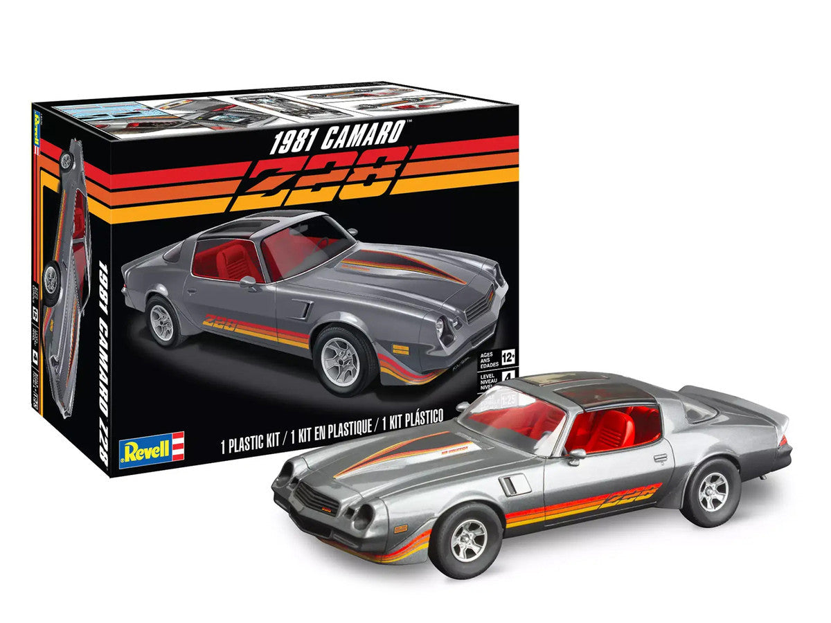 Level 4 Model Kit 1981 Chevrolet Camaro Z/28 1/25 Scale Model by Revell LuxuryLifeWay Online Store