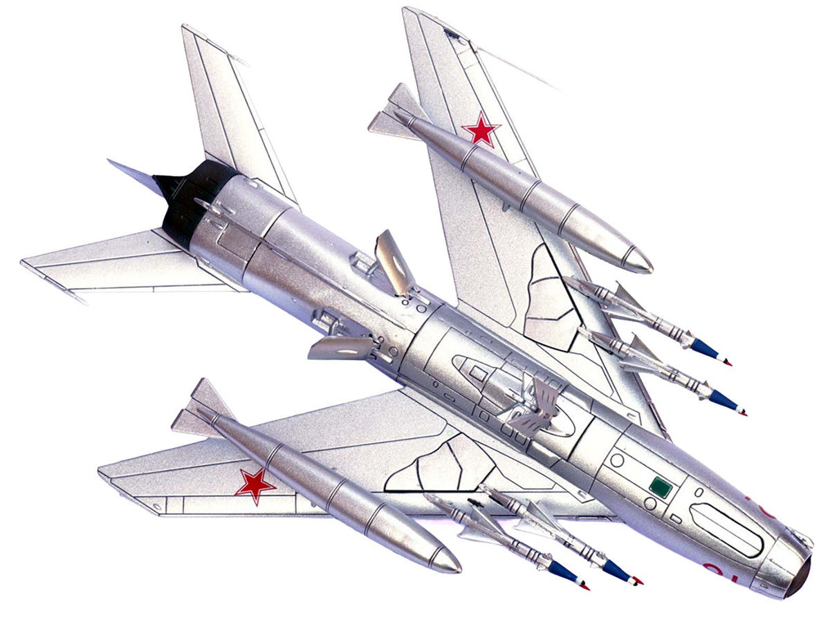 Mikoyan-Gurevich MiG-19PM Farmer-E Fighter Aircraft "Red 18" Soviet Air Force 1/72 Diecast Model by Panzerkampf LuxuryLifeWay Online Store
