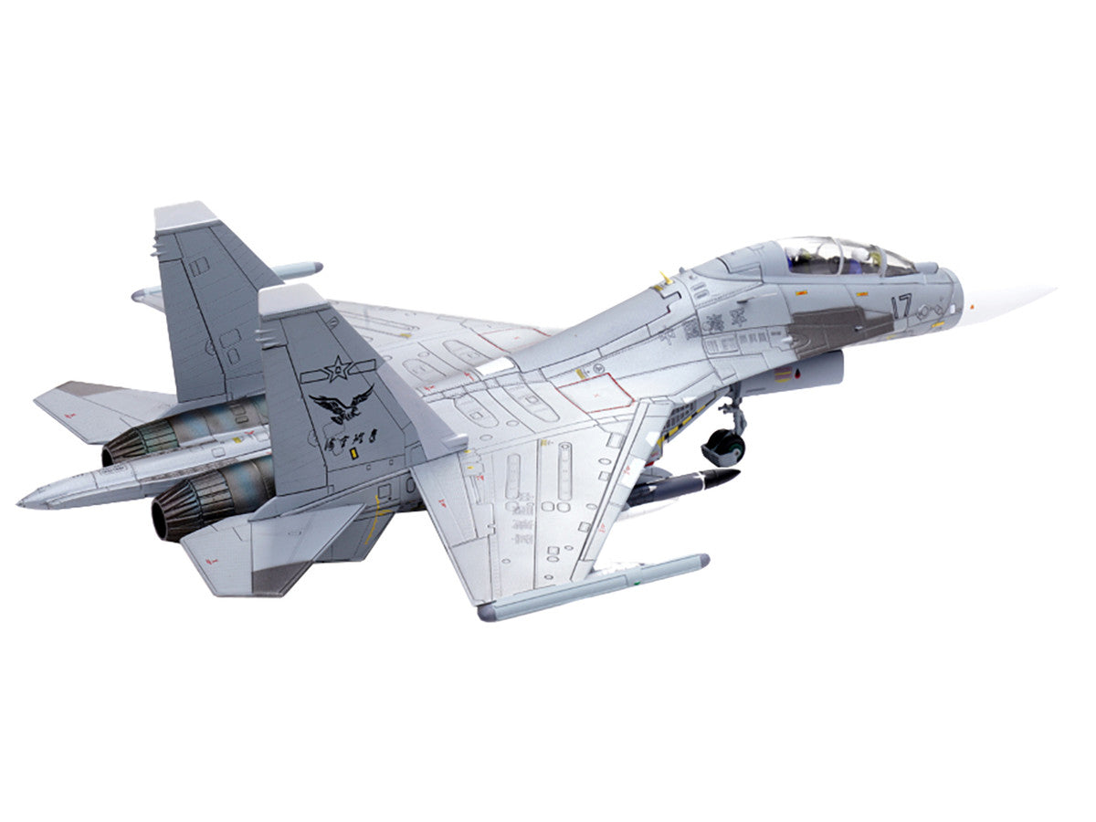 Sukhoi Su-30MKK Flanker-G Fighter Aircraft #17 "People's Liberation Army (PLA) Naval Aviation's Sea and Air Eagle Regiment" Chinese Air Force "Wing" Series 1/72 Diecast Model by Panzerkampf LuxuryLifeWay Online Store