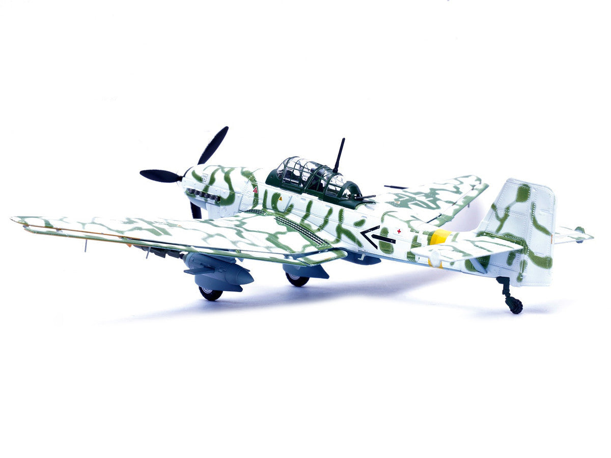 Junkers Ju 87G2 Stuka Bomber Aircraft "10.(Pz)/SG 2 Immelmann Markisch Friedland Pomerania" (1945) German Luftwaffe "Wing" Series 1/72 Diecast Model by Panzerkampf LuxuryLifeWay Online Store