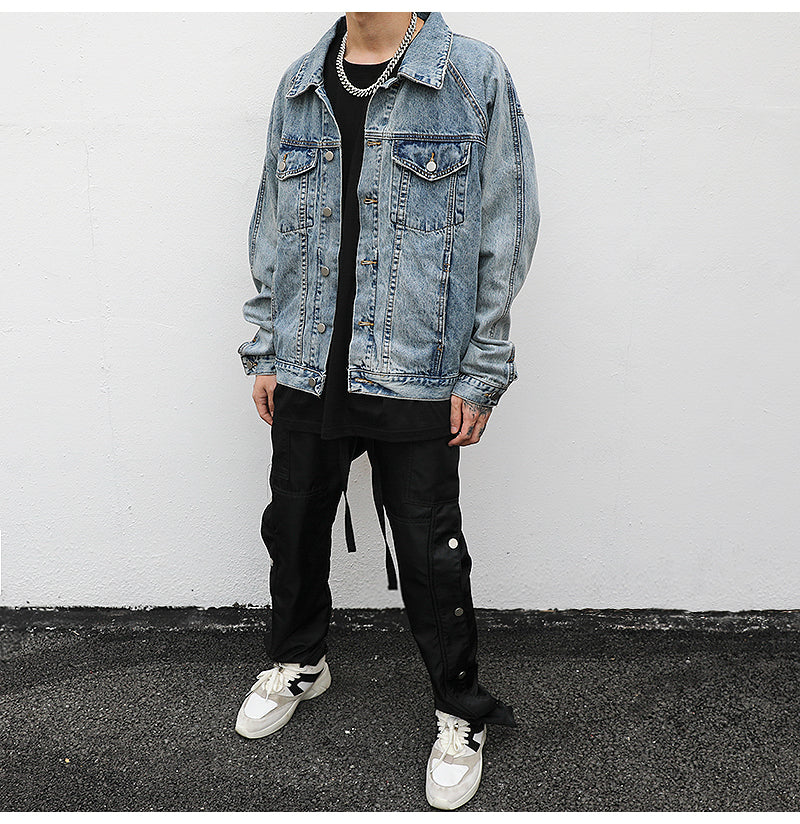 Loose denim jacket Best YouTube Store