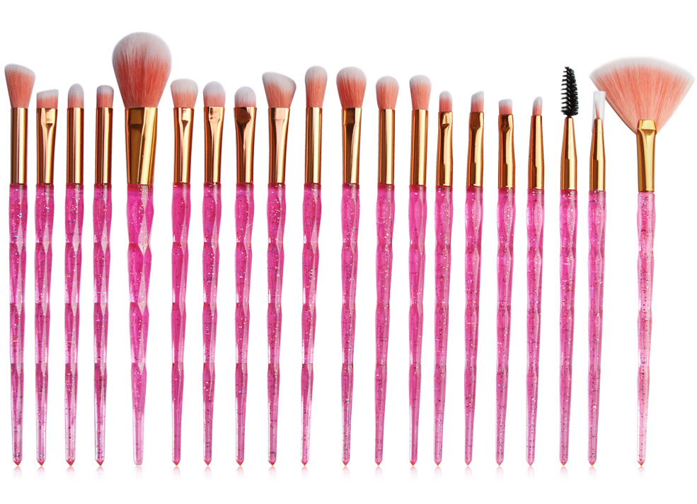 Diamond Makeup Brush Set (20 Pcs) CJD2