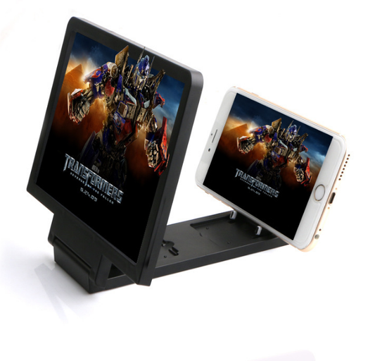 Radiation-proof 3D mobile phone screen amplifier mobile phone stand