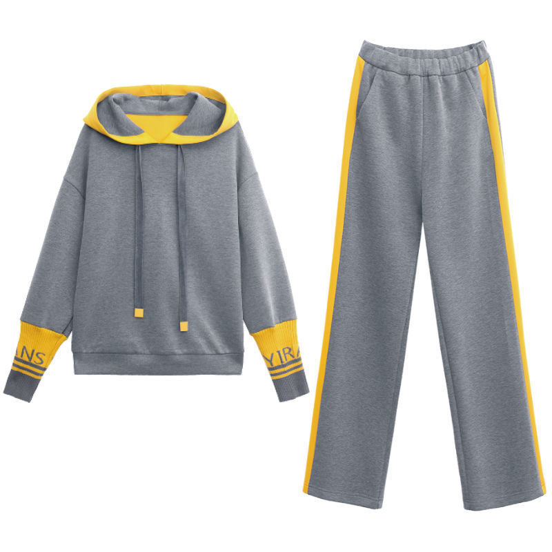 Sports Suit Hooded Sweater Women Loose and Slim Casual Wear