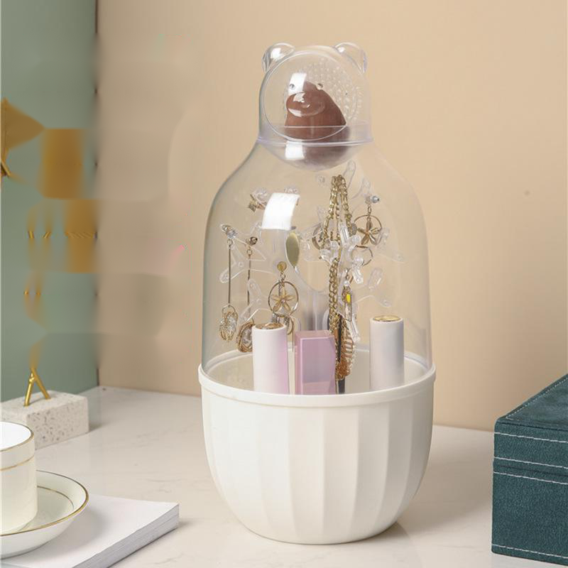 Girl Heart Lipstick Storage Box Makeup Brush Cosmetic Storage Bucket CJD2