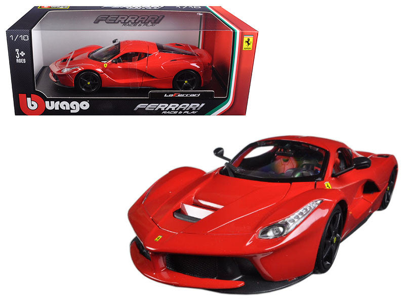 Ferrari LaFerrari F70 Red with Black Wheels 1/18 Diecast Model Car by Bburago LuxuryLifeWay Online Store
