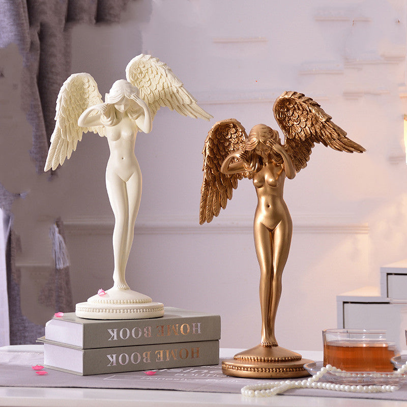 Sculpture Angel Goddess Character Home Art Gifts LadyShow.Store