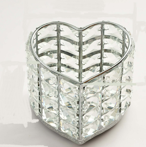 Crystal Brush Holder Cosmetic Brush Storage Bucket
