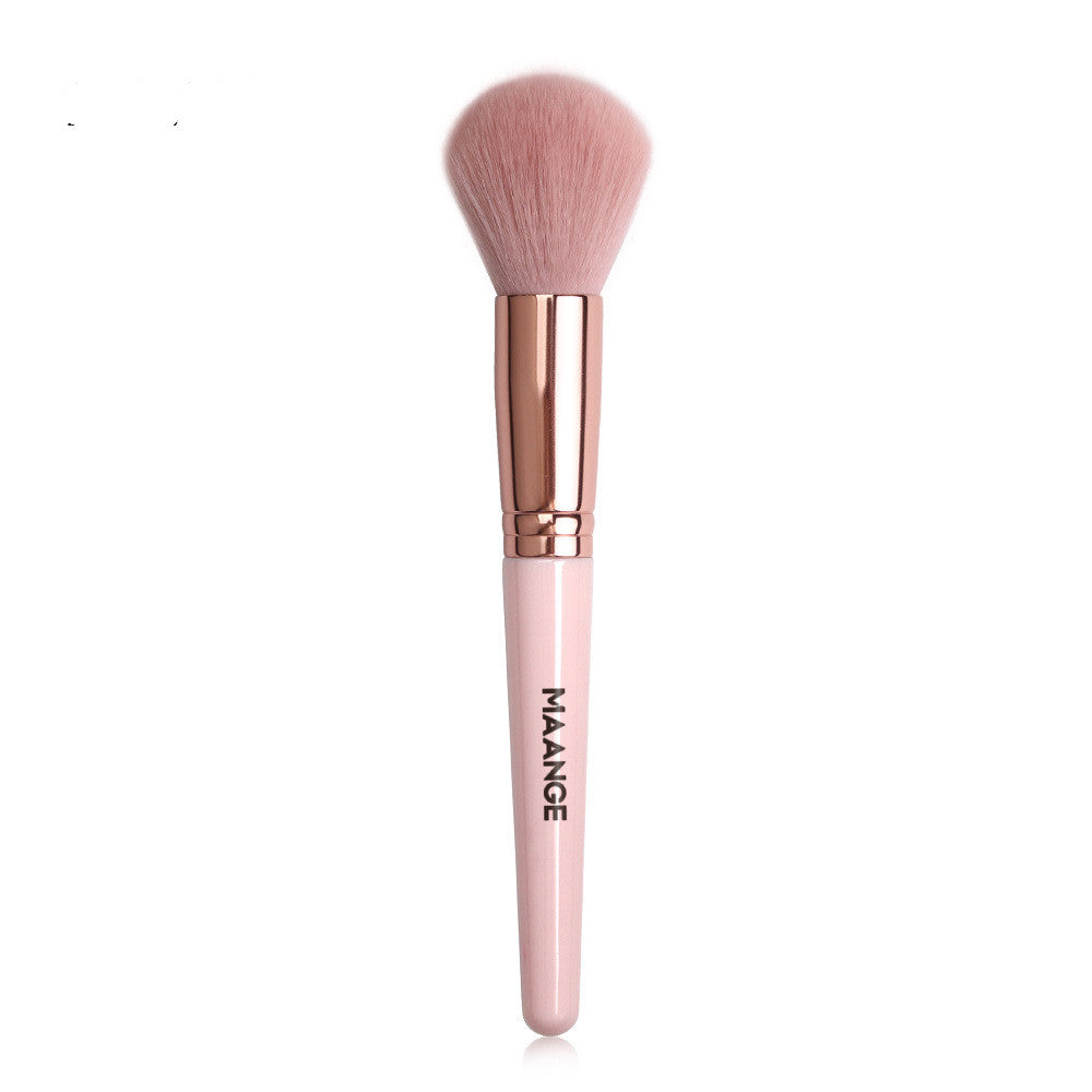 Pink makeup brush set powder eyeshadow blend CJD2